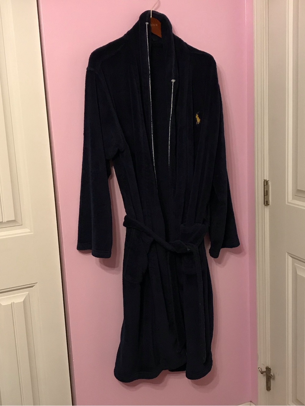 Polo Ralph Lauren navy blue men’s Robe size s/m